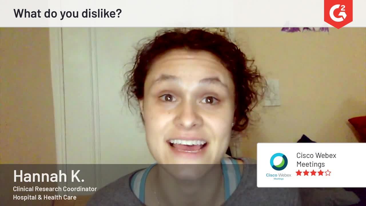 Webex Suite review by Hannah K.