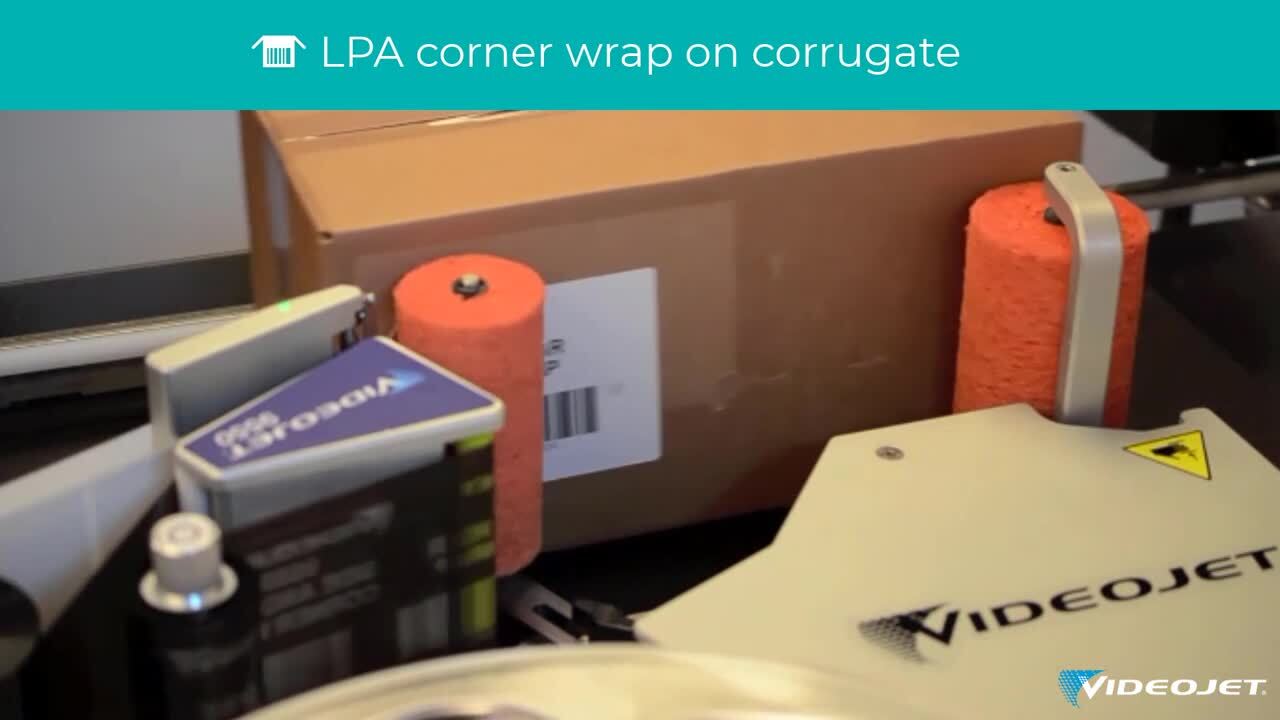 LPA corner wrap on corrugate